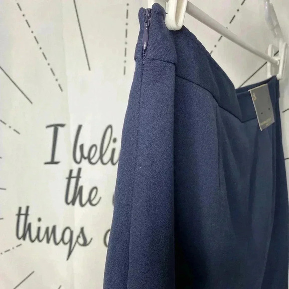 Banana Republic Navy Blue Button Detail Mini Skirt - Picture 6 of 8